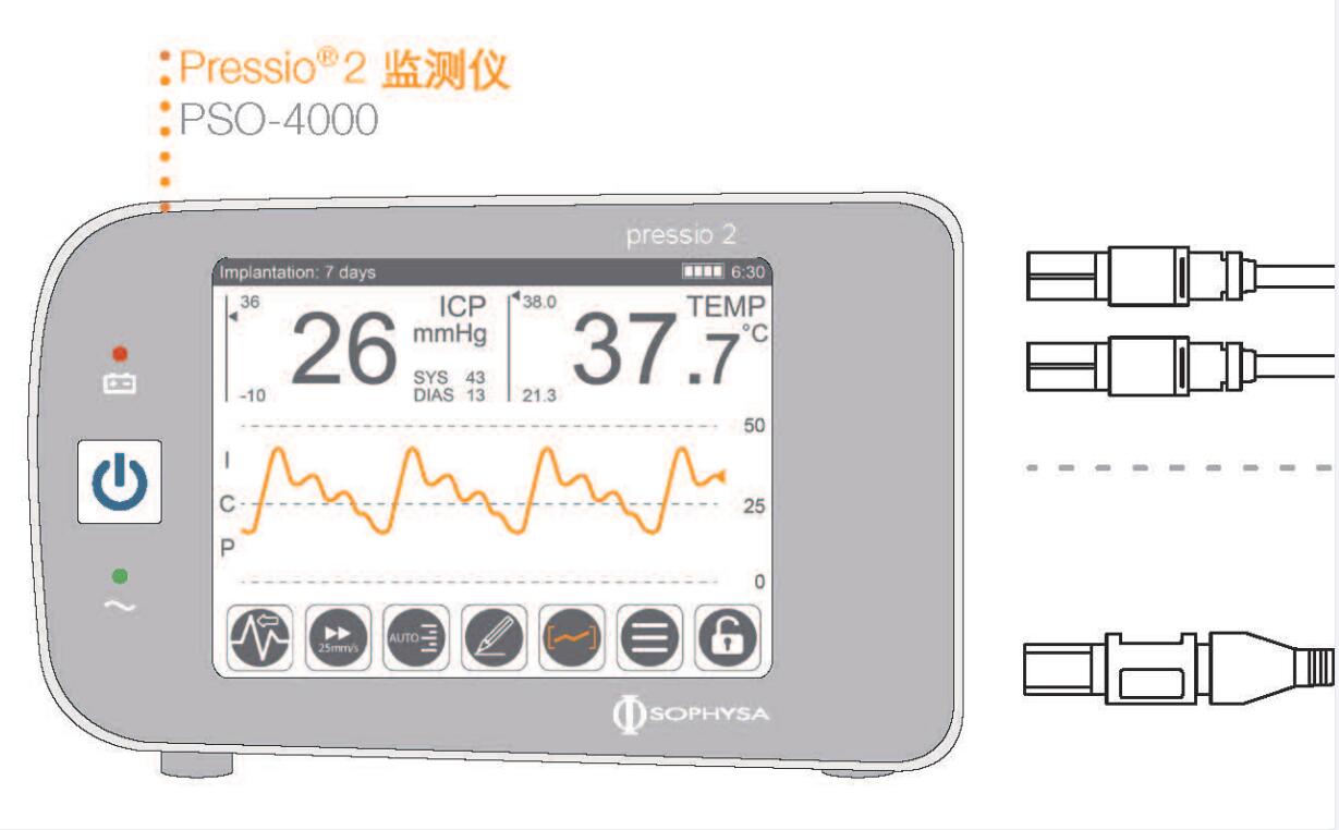 索菲薩顱內(nèi)壓力及溫度監(jiān)測儀PSO-4000